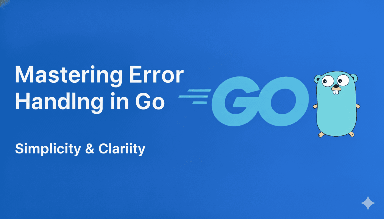Mastering Error Handling in Go - The Art of Simplicity and Clarity