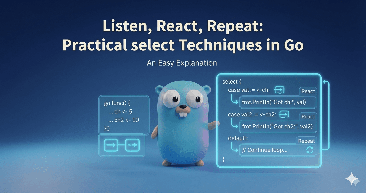 Listen, React, Repeat: Practical select Techniques in Go